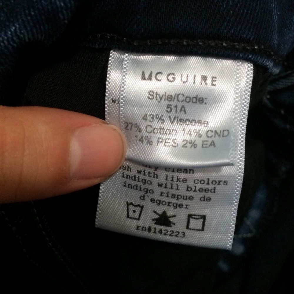 McGuire High Rise Newton Stretch Skinny Jeans - Picture 6 of 7